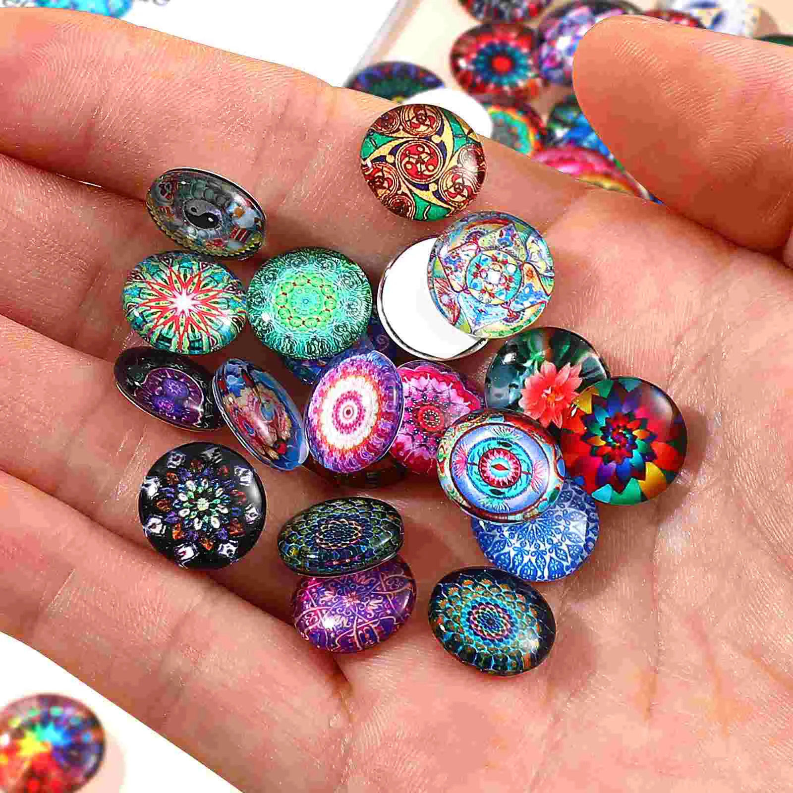 

100 Pcs Mosaic Pieces Floral Supplies Ceramic Tile Mosaic Supplies Mixed Color Mosaic Tiles Vintage Glass
