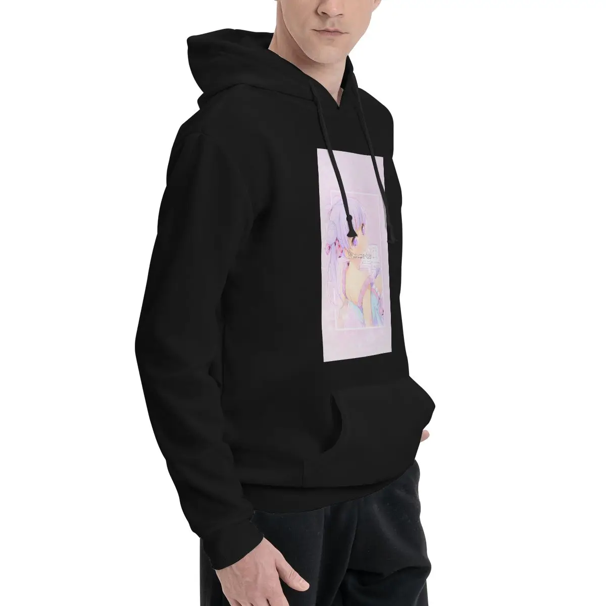 Мужские толстовки Suzukaze Aoba с принтом из полиэстера