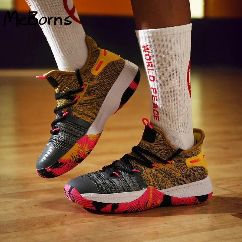 Высококачественные дышащие баскетбольные кроссовки мужские Нескользящие