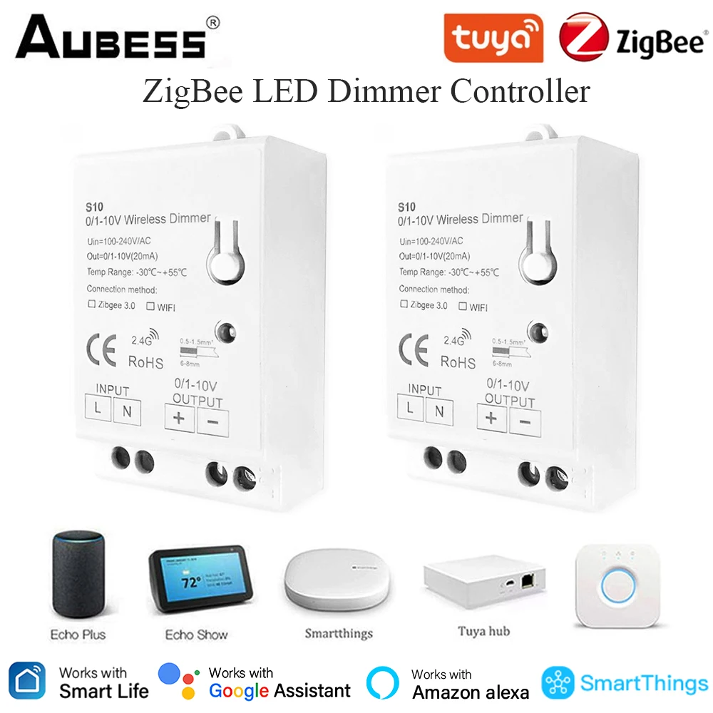 

Tuya ZigBee LED Dimmer Controller Smart Home Smart Life Remote Control Vias Alexa Google Home SmartThings Need ZigBee Gateway
