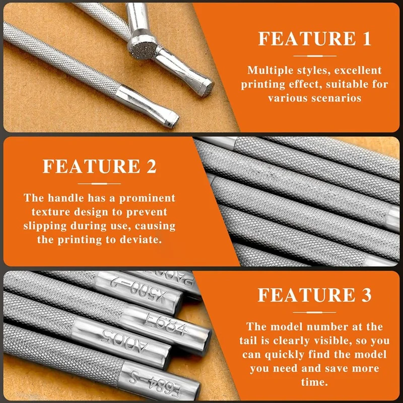 Кожаные штампы 3-й набор штампов специальной формы с шерстяными помпонами