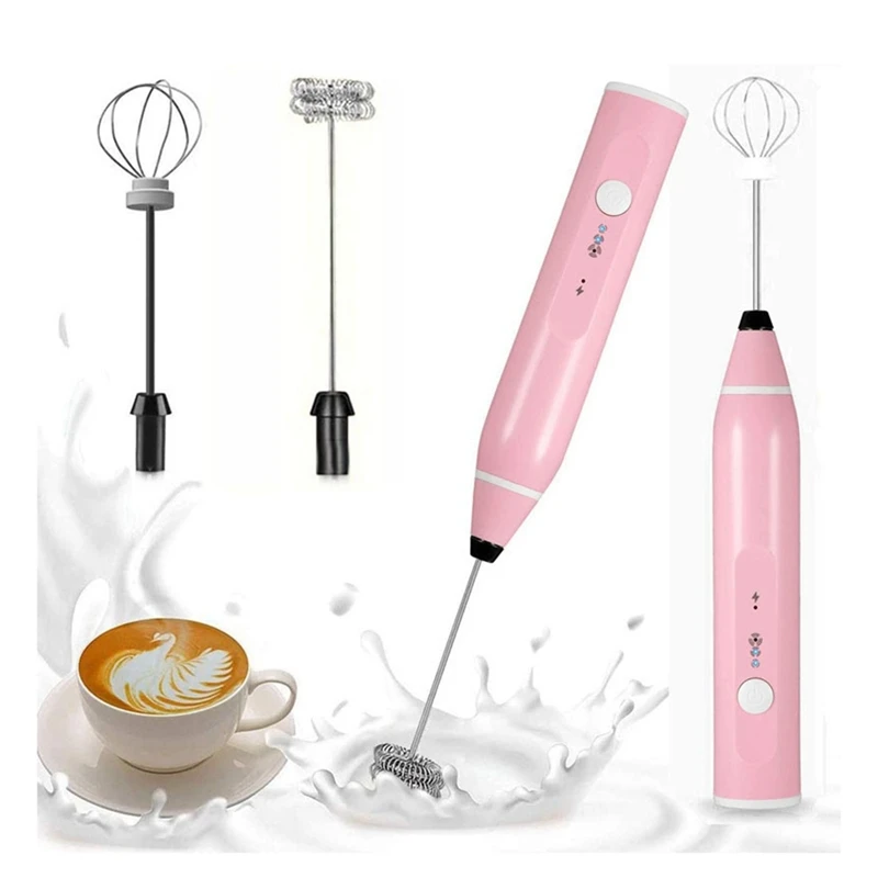 

3 Speed Portable Handheld Mixer Milk Frother Egg Beater Coffee Milk Juice Whisk Stirrer USB Rechargeable Hand Blender