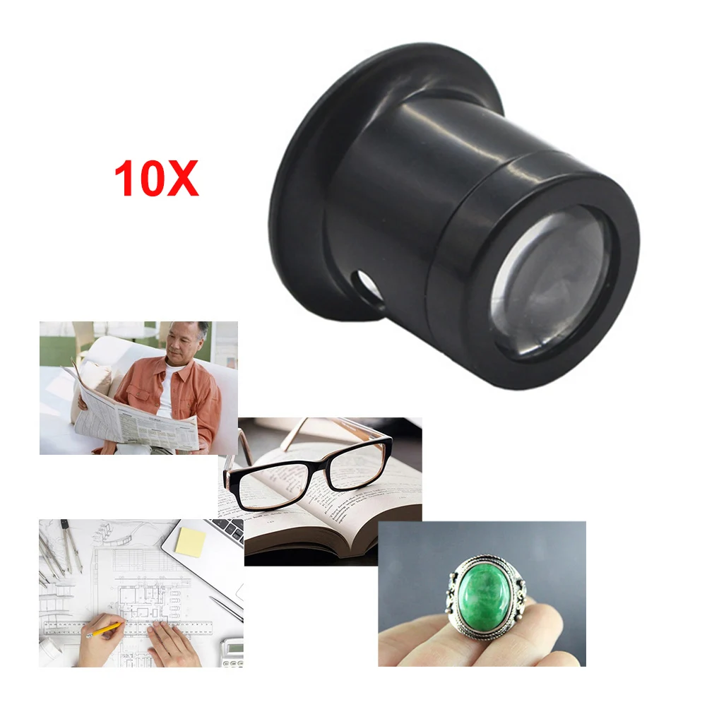 

3X 5X 10X 15X 20X Jeweler Watch Magnifier Tool Portable Monocular Magnifying Glass Loupe Lens for Eye Magnifier Len Watchmakers