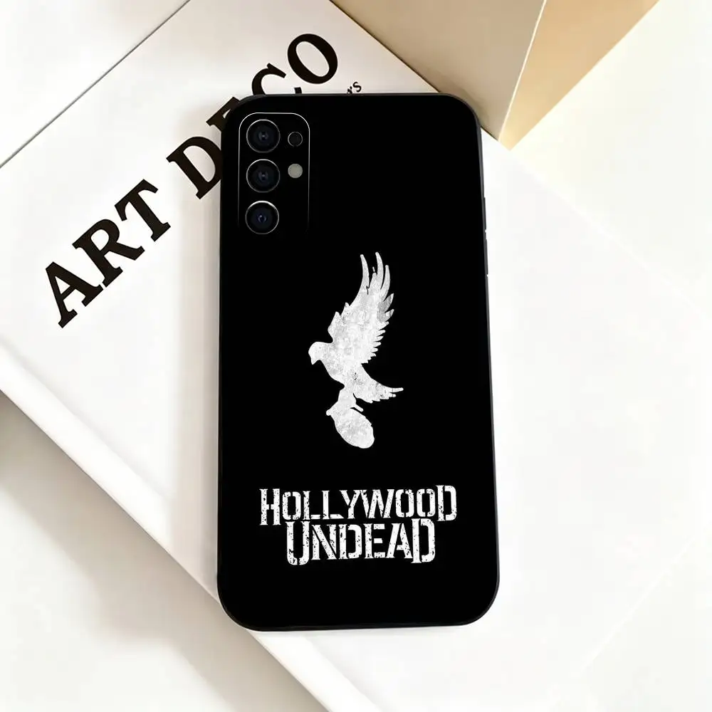 Фото Чехол для телефона H-Hollywood U-Undead Band, черный, силиконовый, мягкий, для Samsung S25, S24, S21, S22, S23, S30, Ultra, S20, Plus, Fe, Lite №4