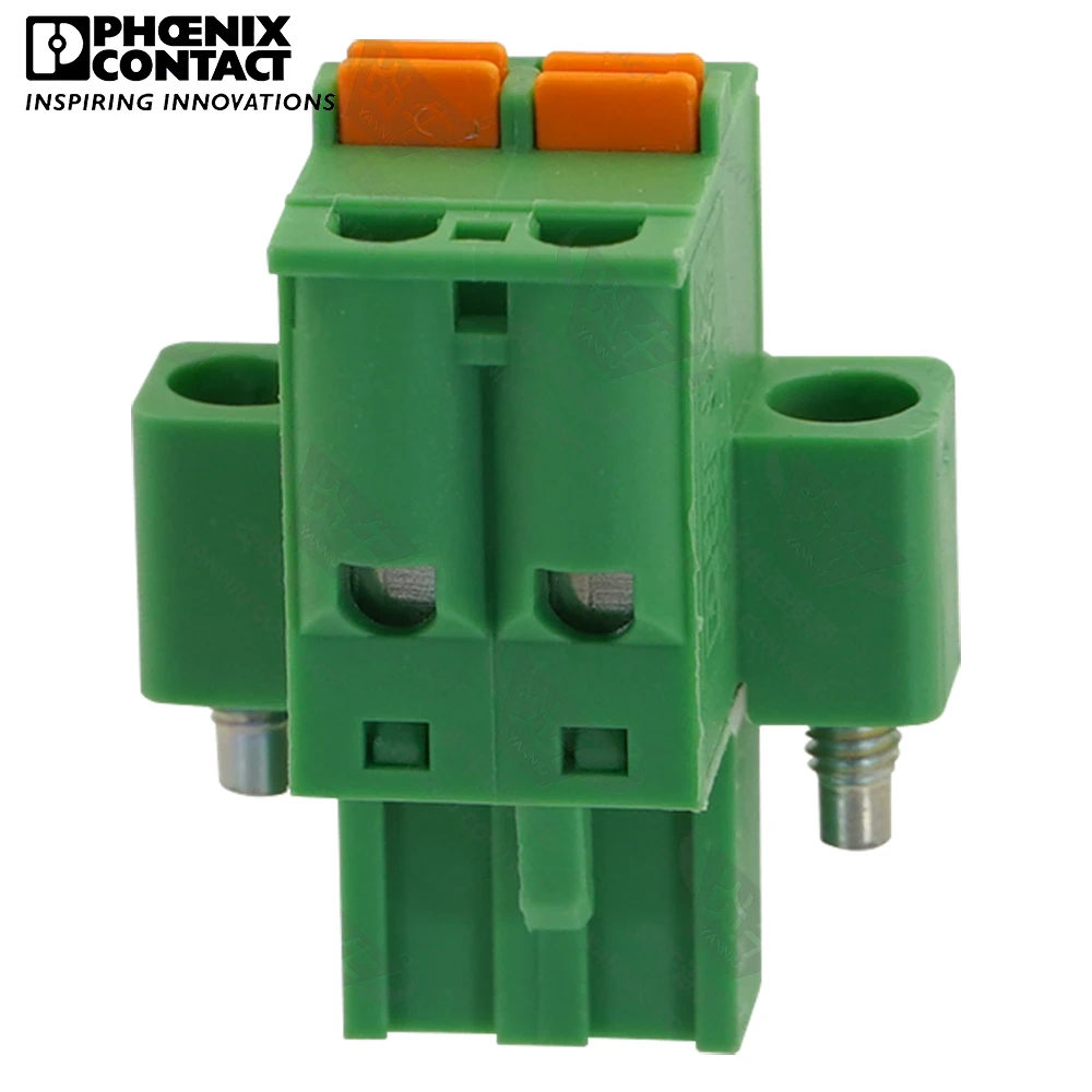 

5.0mm Original Genuine Phoenix Contact Connector PCB Pluggable PLUG-IN Terminal Block 2 Pin FKC 2.5 STF 5.0 1910526 12A 320V
