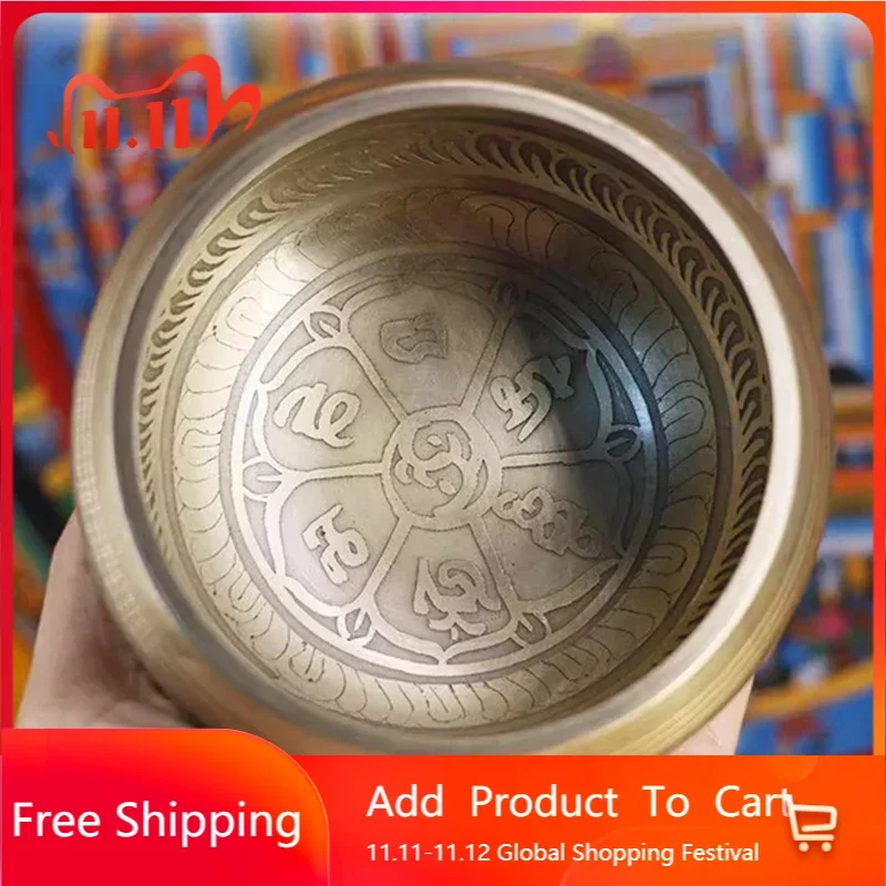 

Mindfulness Spirituality Bowl Spiritual Handmade Singing Healing Bowl Meditation Cuenco Canto Tibetano Meditation Instruments