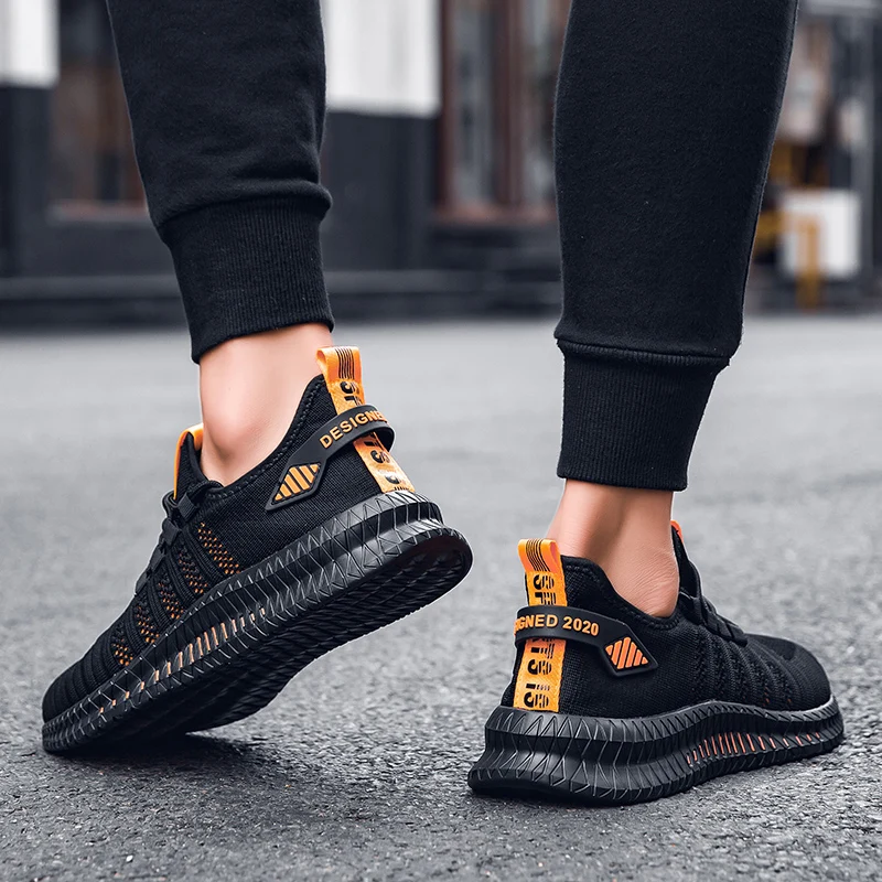 SENAGE Running Shoes Comfortable Light Casual Men's Sneaker Breathable Non-slip Wear-resistant Outdoor Walking Men Sport Shoes