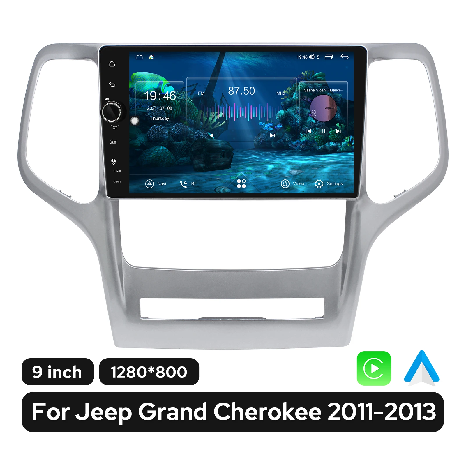 

Newest 9" After-Market Android 10 Car Stereo Radio For Jeep Grand Cherokee 2011-2013 Multimedia Player Head Unit Plug and Play