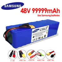 13s3p 48v 100000mah lithium ion battery pack 100ah 1000w for 54 6v e bike electric bicycle scooter with bms