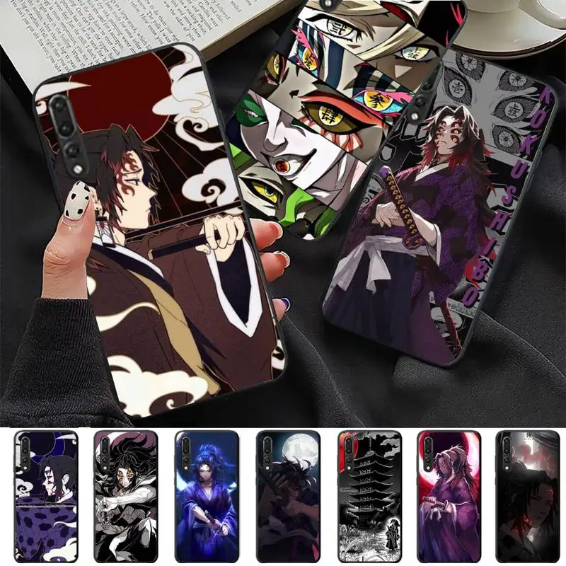 

Kokushibo Demon Slayer Kimetsu no Yaiba Phone Case for Redmi 8 9 9A for Samsung J5 J6 Note9 for Huawei NOVA3E Mate20lite cover