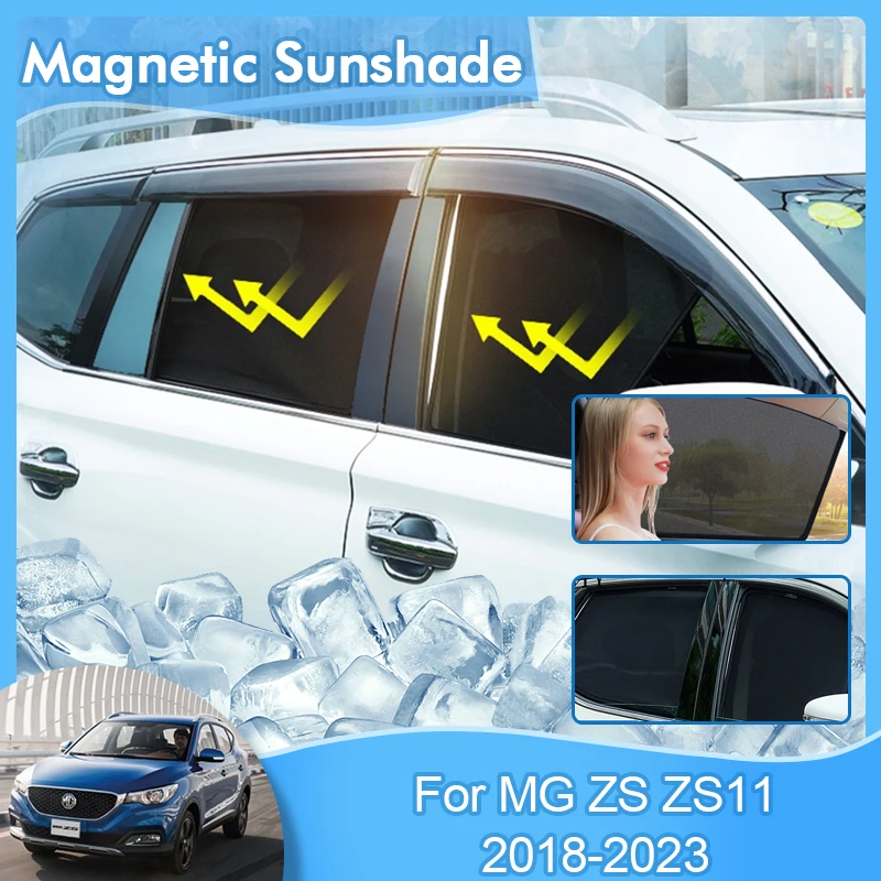 Магнитный солнцезащитный козырек для MG ZS ZS11 2018 2019 2020 2021 2022 боковой окна заднее