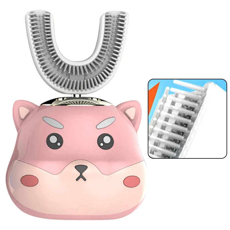 

Smart U-Shaped Brush Head Electric Toothbrush Children's Automatic Ultrasonic Toothbrush Suitable For Old Kid