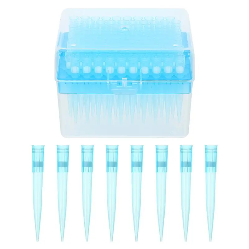 

100Pcs Disposable Filter Pipette Tips Plastic Lengthened Pipette Tips (1ML)