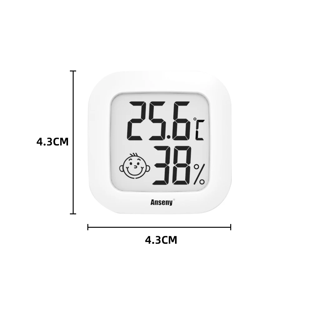 Цифровой мини-термометр с ЖК-дисплеем измеритель влажности уличный и комнатный