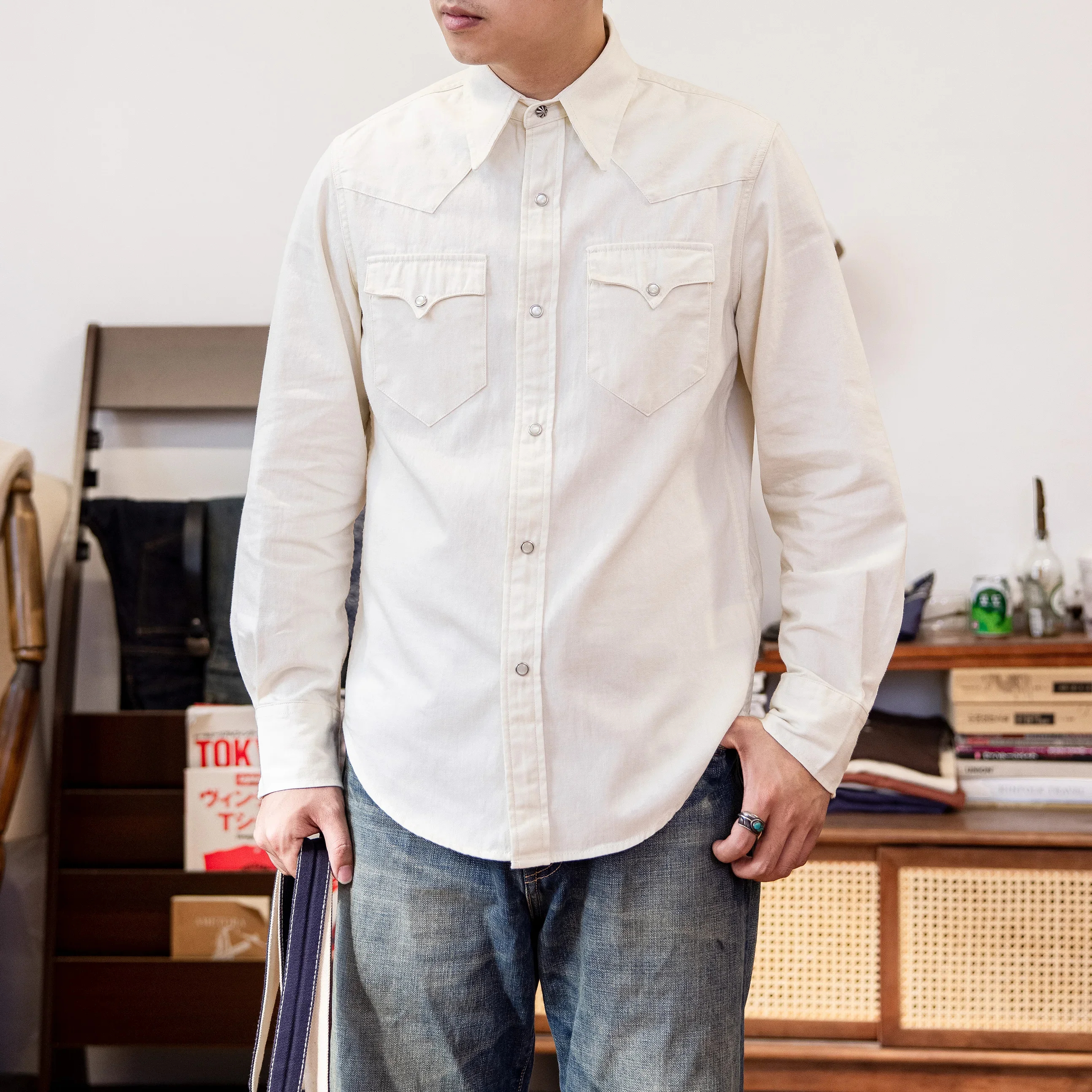 ST-0068W Большой американский размер натуральное качество винтажная свободная