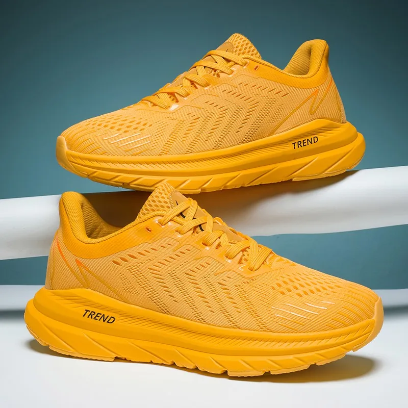 

Comfortable Spring New Running Shoes for Men Marathon Runway Sneakers Couples Designer Lace-Up Women Outdoor Sports Trainers