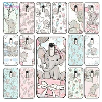 disney flying elephant balloon gift phone case for redmi 5 6 7 8 9 a 5plus k20 4x 6 cover