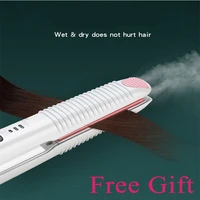 explosive usb charging volume straight dual use electric hairpin straightener portable mini wireless charging