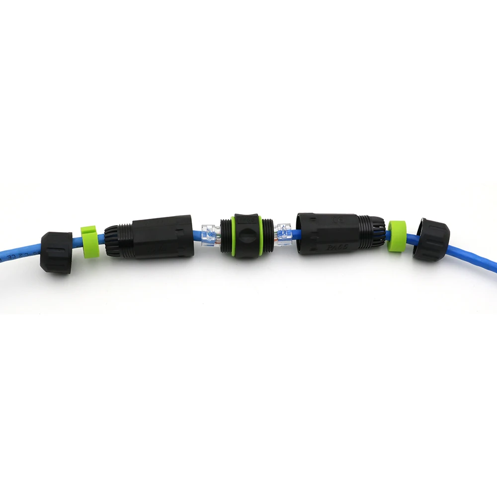 Фото Водонепроницаемый разъем Xintylink RJ45, неэкранированный UTP Cat6A, гнездо M25, экранированный STP, для кабелей Ethernet Cat5e, Cat6, IP68 №3