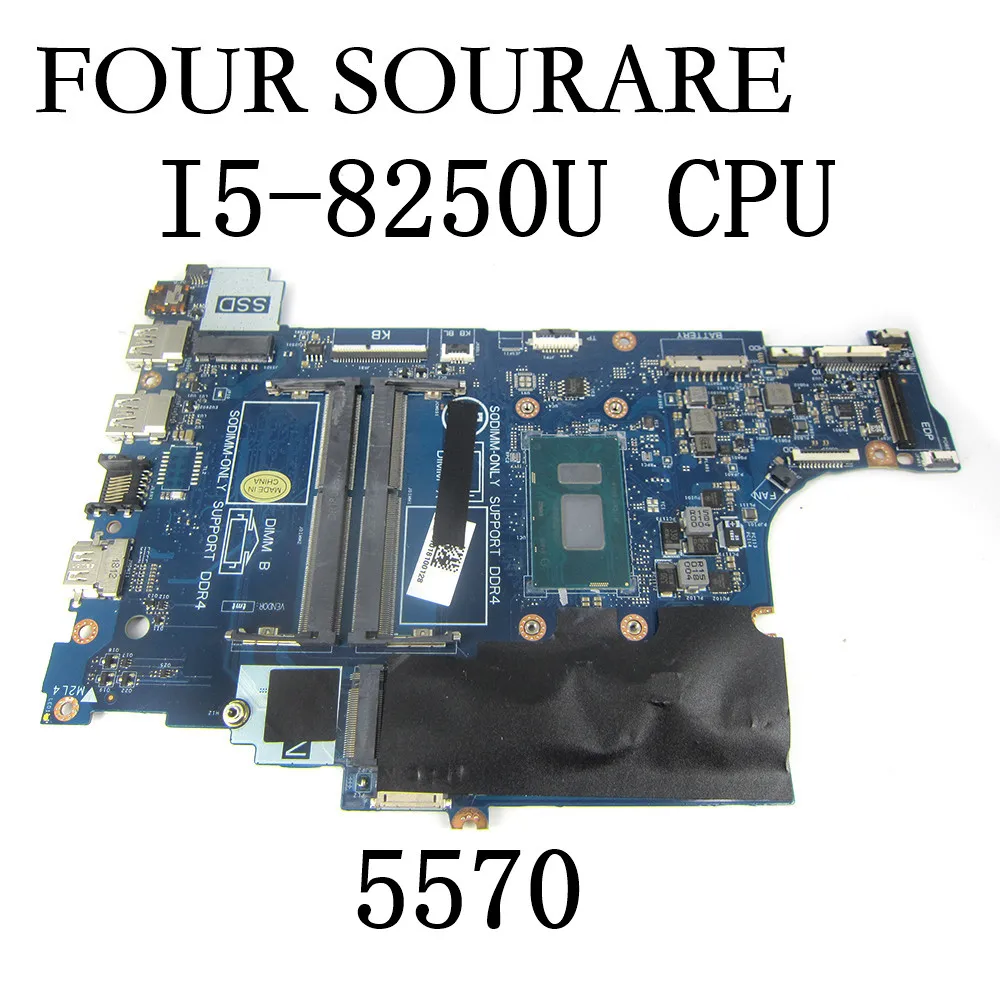 Для Dell Inspiron 15 5570 материнская плата для ноутбука I5-8250U CPU LA-F114P 0F7MGJ F7MGJ |