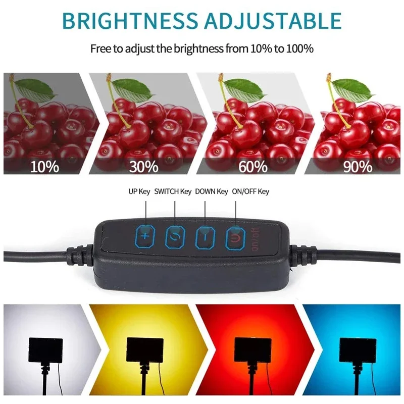 Светодиодная лампа soonphone P70 2 шт. со штативом 5600 к 5 шт