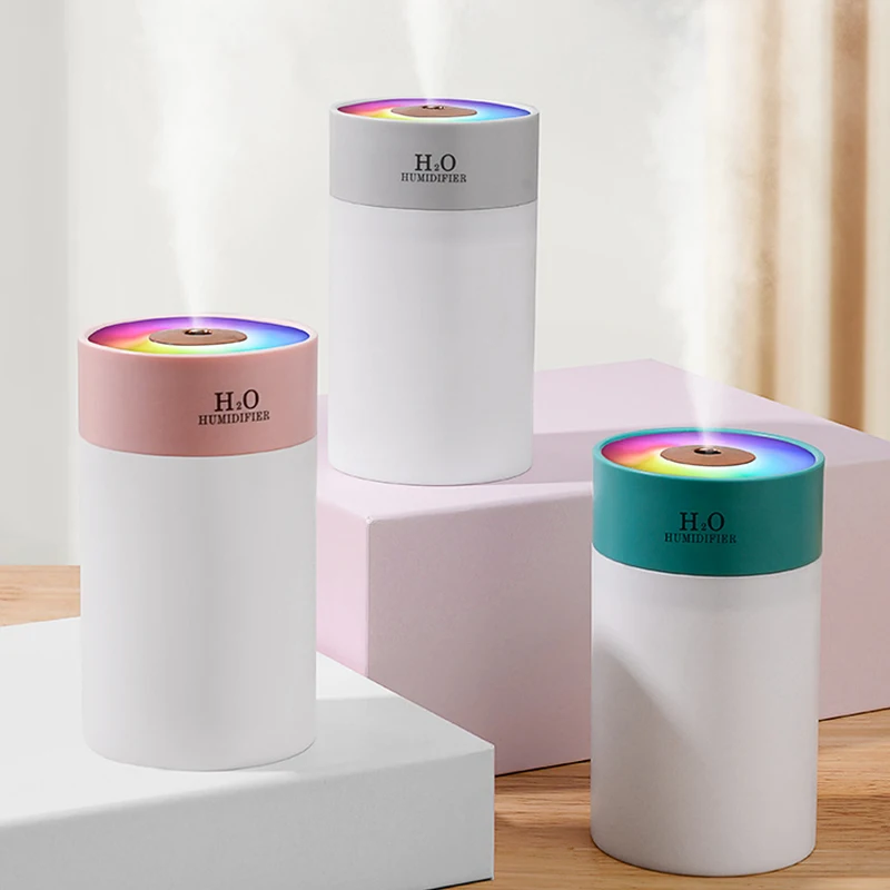 Портативный тихий увлажнитель воздуха с питанием от USB 260 мл