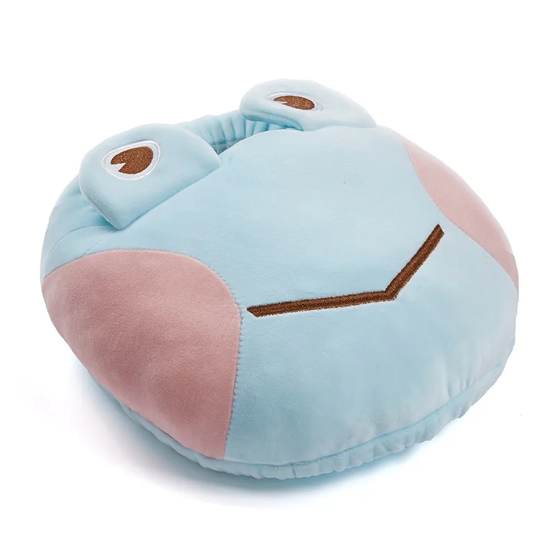 

Cartoon Plush Warm Foot Super Soft Hand Warmers Removable Washable USB Electric Heating Home Soft Cute Shoes Solid Color