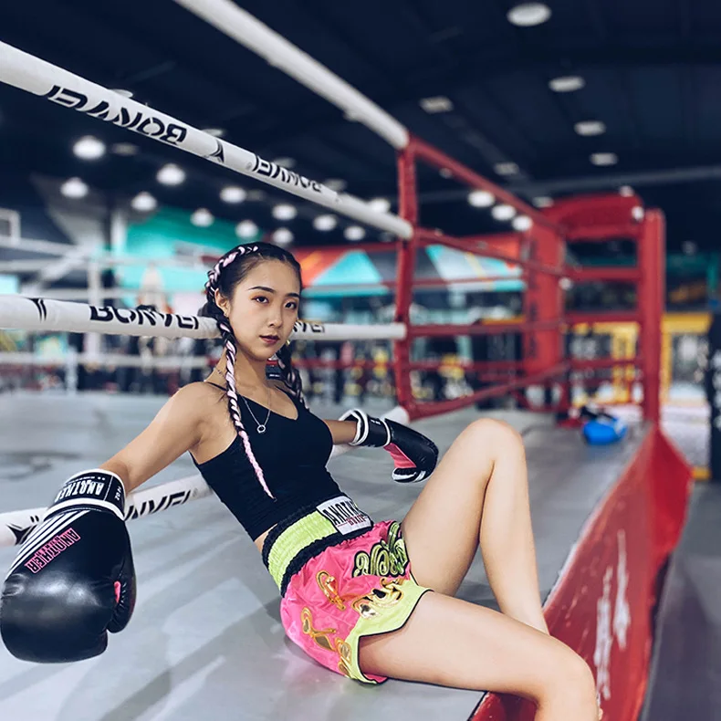Шорты Muay Thai для взрослых и детей классные боксерские штаны устойчивые к разрыву с