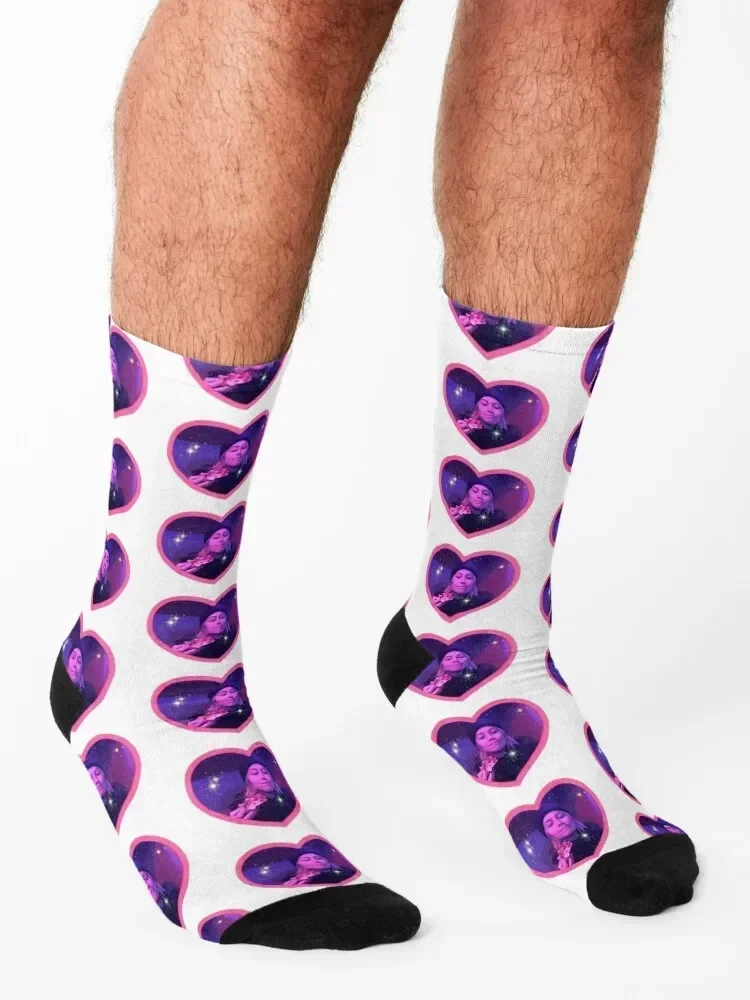 Фиби Бриджерс ест пиццы Носки рождественские чулки Crossfit Мужские носки Женские