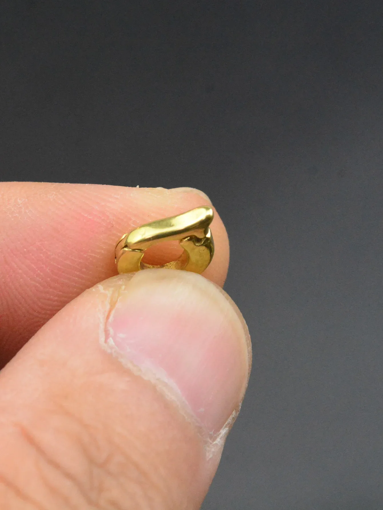 2 шт. крошечные маленькие 10 мм без покрытия из латуни круглые