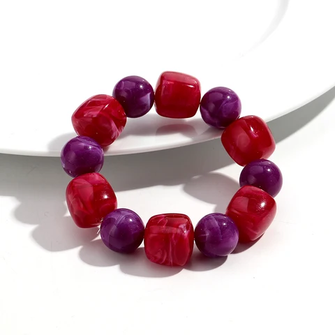 Браслеты Fishsheep акриловые геометрические