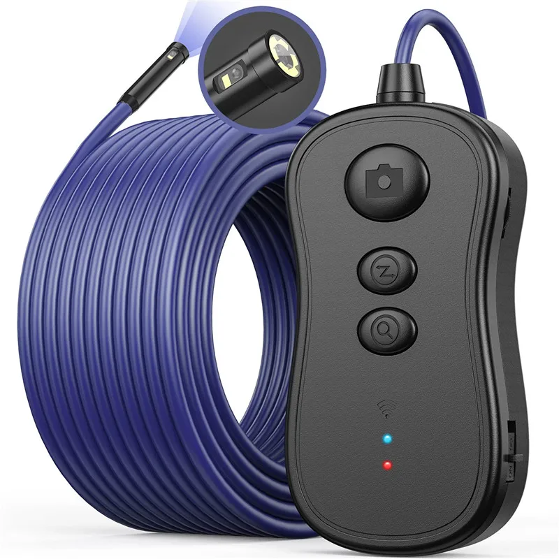 

Limink 1080P Wifi Endoscope Camera Dual Lens Inspection Camera with Light Zoom IP67 Borescope for Android & iOS iPhone Tablet