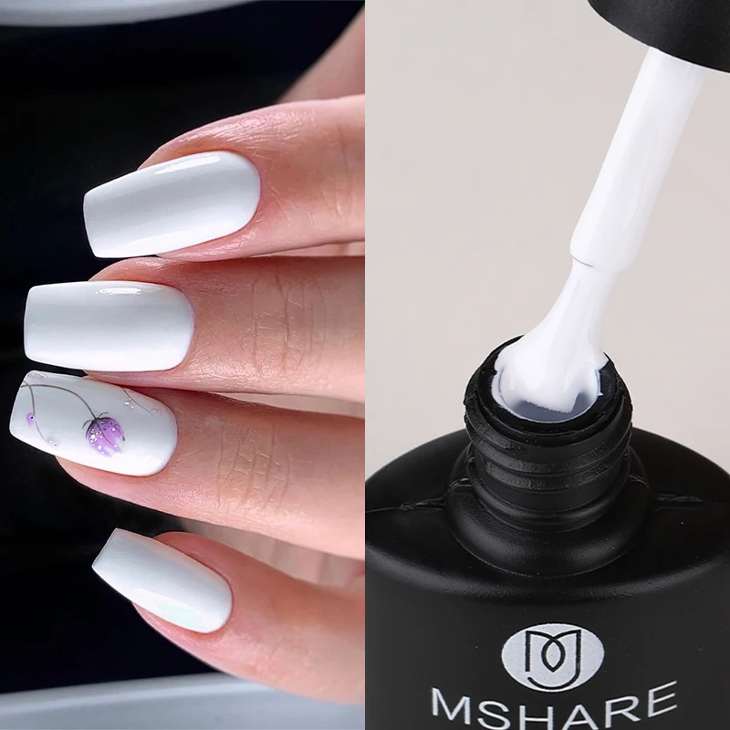 

HEALLOR Super White Nail Gel UV LED Soak Off Cured With Nail Lamp 10ml