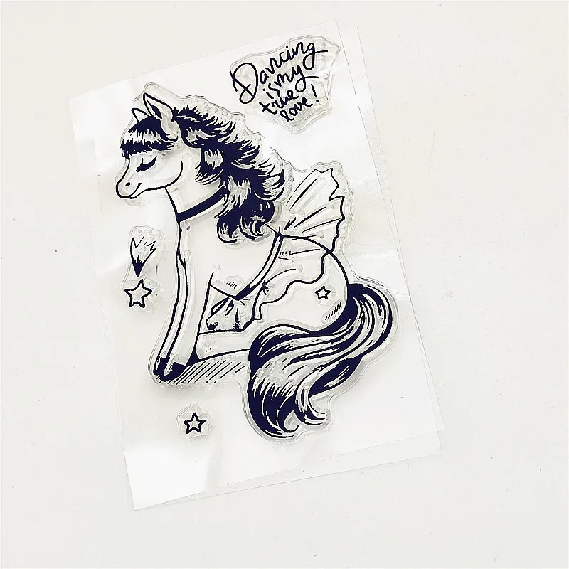 Прозрачный силиконовый штамп/печать сделай сам 9 х6 см |