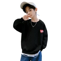 boys autumn new style long sleeve t shirt fashion childrens sweatshirts teen boys knitting pattern tops pullover spring clothes
