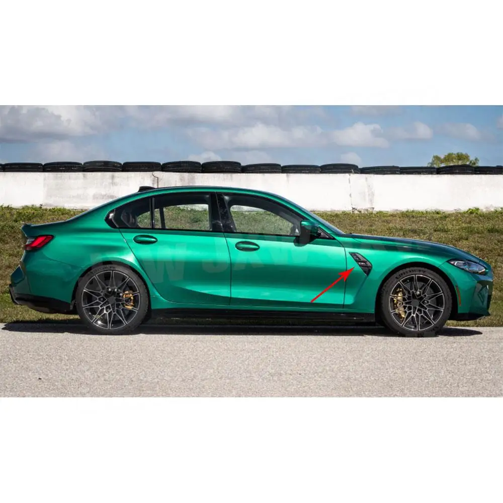 Сухие передние боковые крылья автомобиля из углеродного волокна накладки на