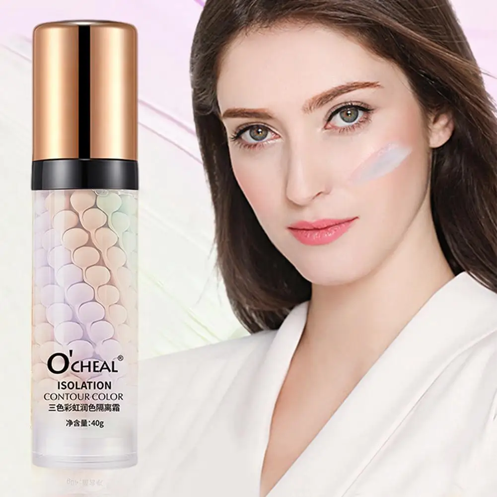 

Makeup Primer Breathable BB Cream Not Sticky Face Foundation Deep Makeup Skin Brighten Moisturizes Moisture Provide Helps F4U0