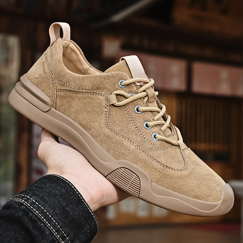 

Мужские туфли из натуральной кожи, на плоской подошве, со шнуровкой