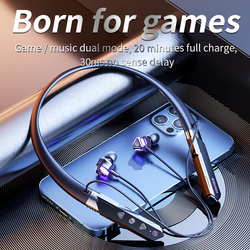 

Bluetooth-гарнитура X-race GM1, беспроводная, с шумоподавлением, без задержки