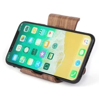 desktop tablet stand desk battery stand universal wooden walnut birch smartphone stand base for iphone 13 ipad xiaomi huawei sam