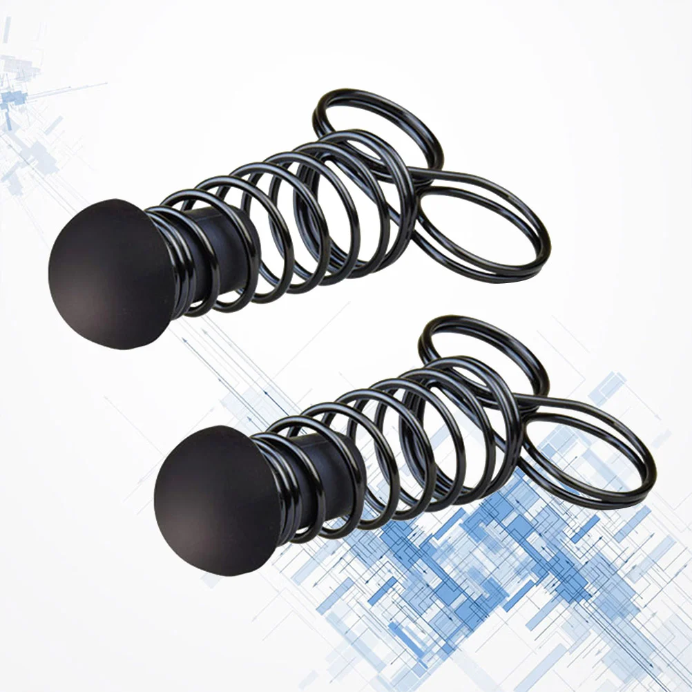 

2pcs Metal Grip Steel Grippers Finger Endurance Trainer Heavy Strength Exercise Training Tools for Fitness (Black)