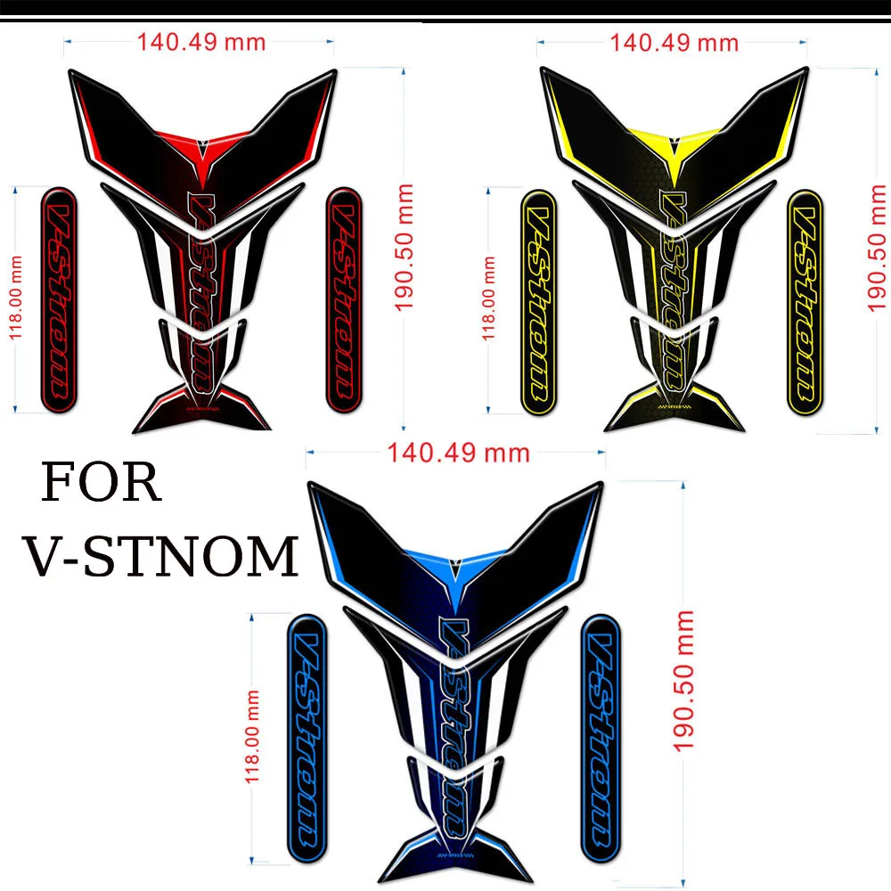 Наклейки 3D для резервуара Suzuki vстрома Φ DL 1000 650 250 1050 XT боковая подкладка