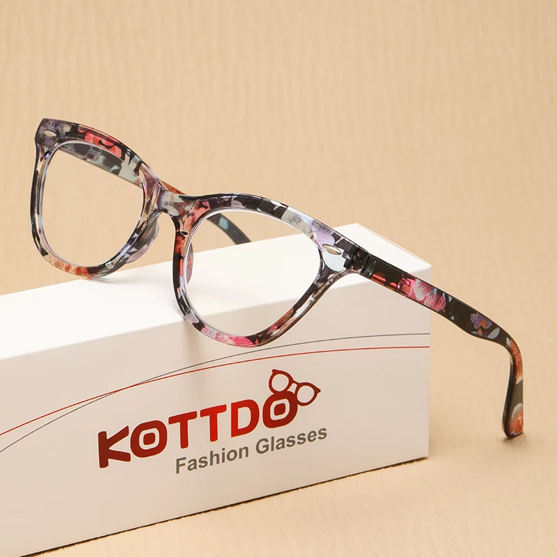 Очки для чтения женские в стиле ретро аксессуар кошачий глаз с защитой от синего