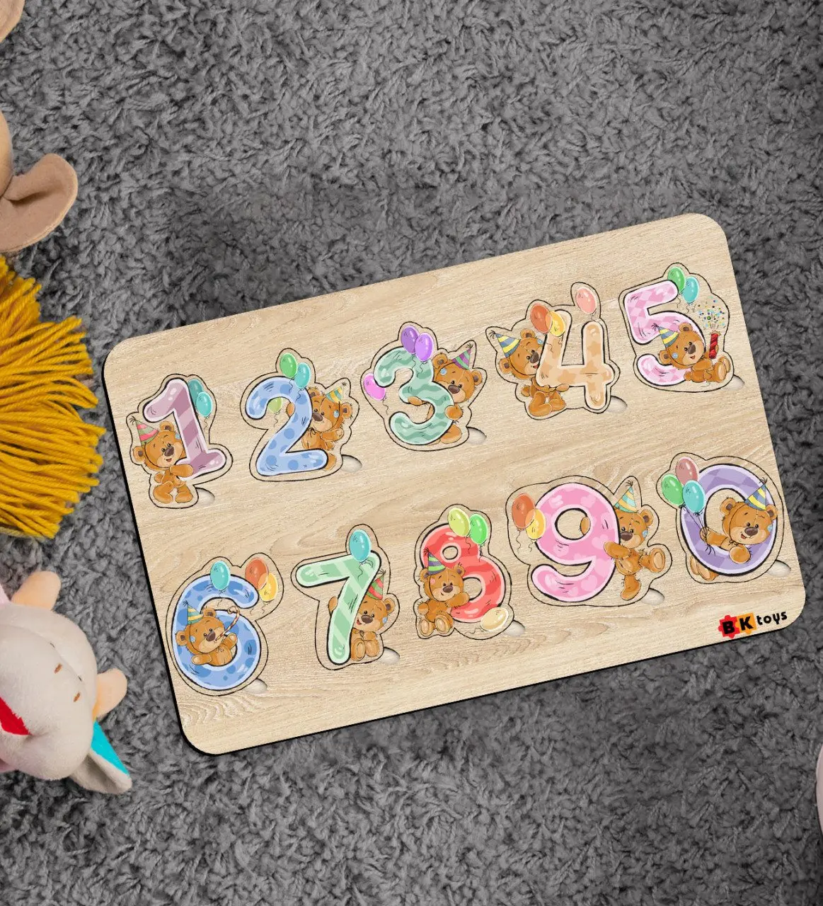 

BK Toys Children For Wooden Figure Educational-Tutorial Jigsaw Puzzle-9
