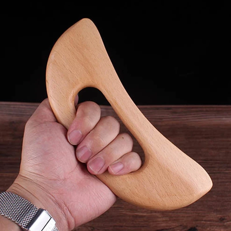 

Carbonized wood gua sha Tools Anti Cellulite Massage Tool Wood Lymphatic Drainage Paddle Gua Sha Massage Tissue Gua Sha Board