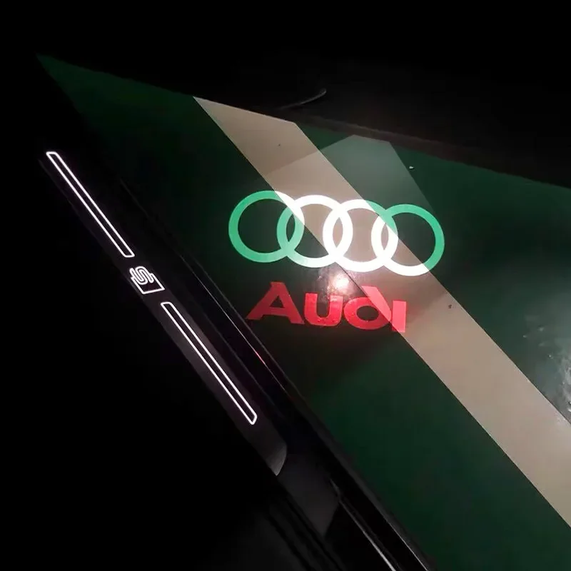 2 шт. светодиодный проектор двери автомобиля добро пожаловать 3D теневые фонари