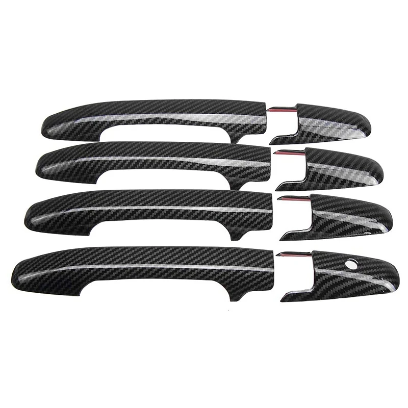 

Exterior Door Handle Cover Set for Honda Civic 2006-2011 & Pilot 2009-2015 Carbon Fiber Style Exterior Decoration