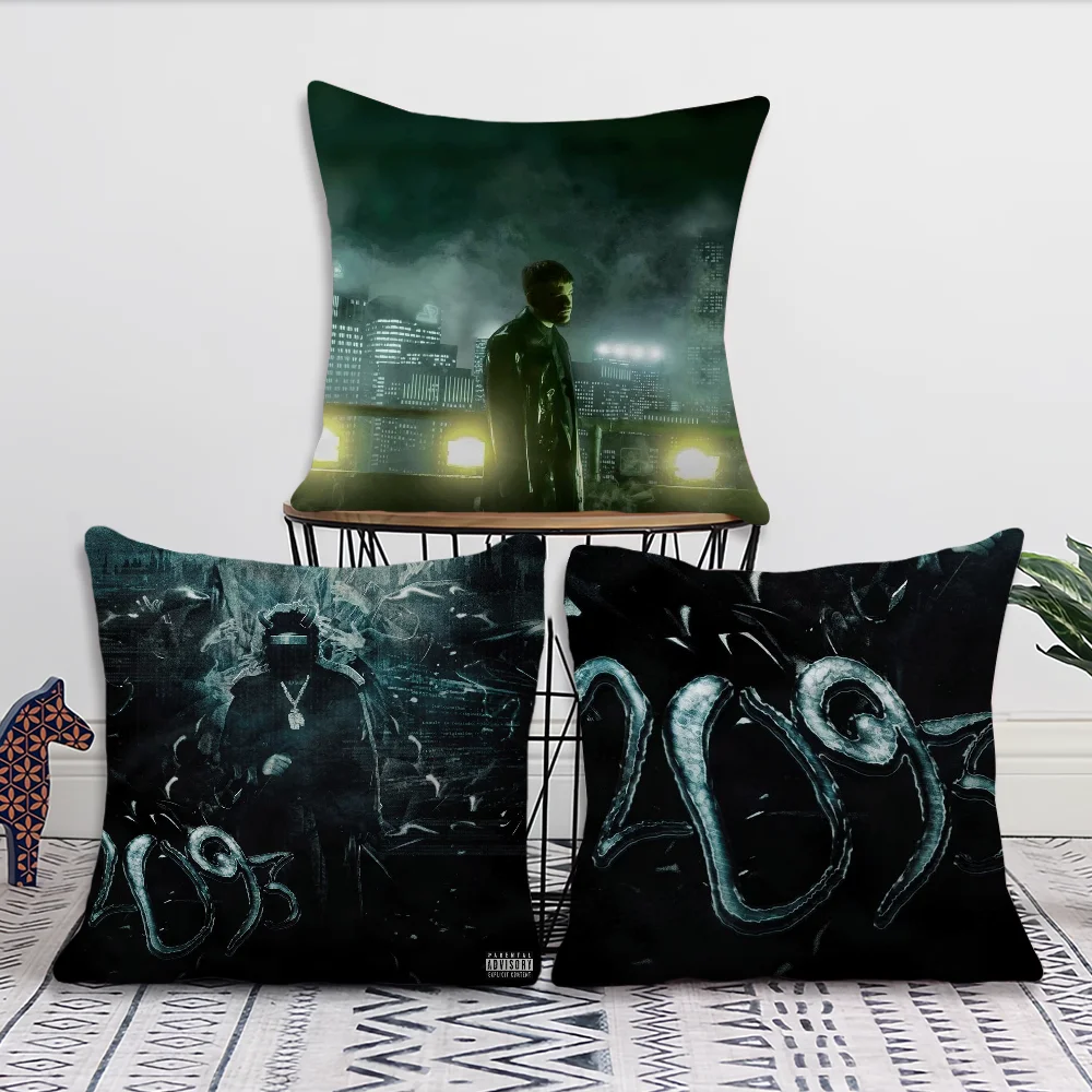 Y-Yeats Rapper 2093 Pillow Case Square Cushion Room Bedroom Headboard Sofa Living Backrest Car Accessories Nap Time