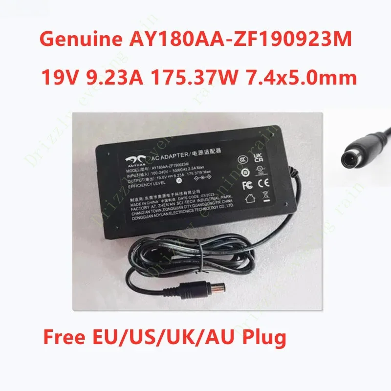 Подлинный для Aoyuan AY180AA-ZF 190923 Адаптер переменного тока M 19 В 9 23 А 175 37 Вт 7 4x5 0 мм
