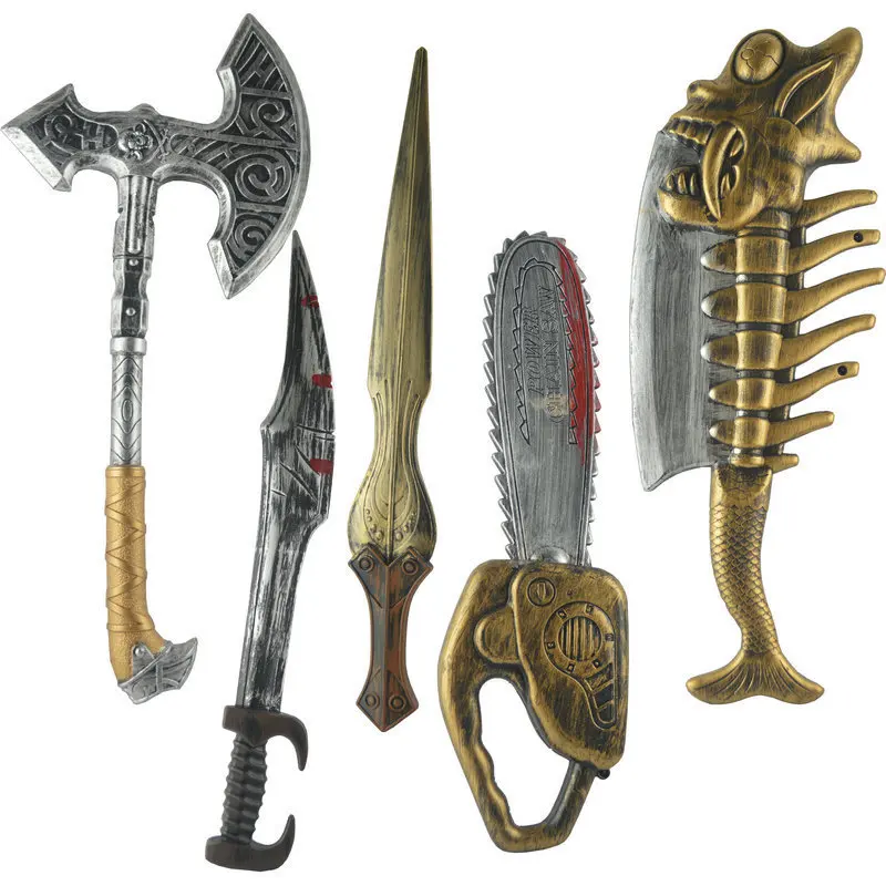

Halloween Plastic Weapons Axe Weapons Toys Butcher Kitchen Knife